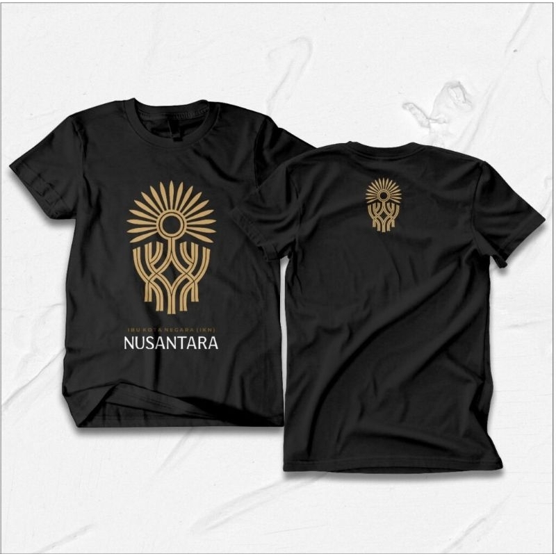 KAOS//IBU KOTA NEGARA IKAN NUSANTARA (LOGO)//KAOS KEREN LENGAN PENDEK BISA COD