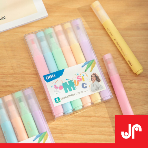 

DELI X AGNEZMO HIGHLIGHTER SET 6PCS TABILO PERLENGKAPAN SEKOLAH MARKER U347