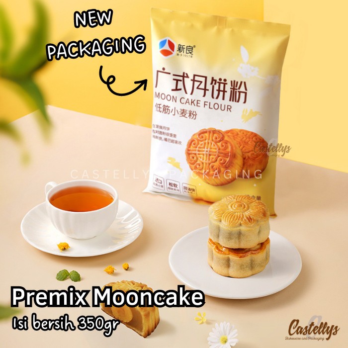

Premix Mooncake IMPORT 350gr Tepung Ready Mix Kue Pia Bulan Ready Stock
