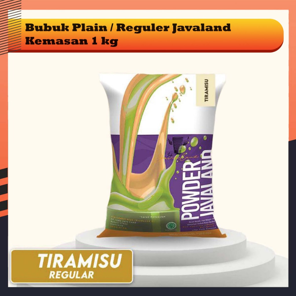 

Javaland Bubuk Minuman Reguler Rasa Tiramisu 1kg Serbuk Minuman Kekinian