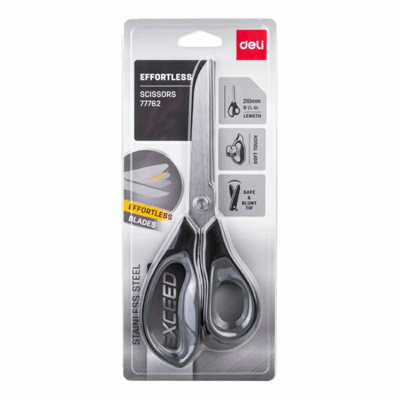 

Gunting Deli Effortless Scissor E77762 Black Grey