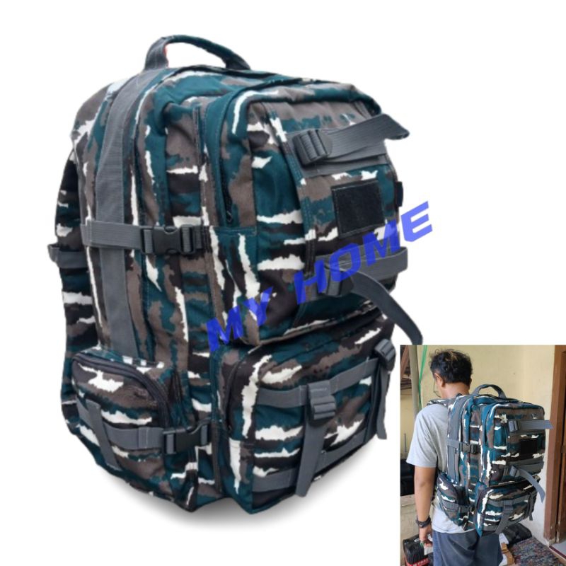 Tas Ransel punggung Pria Tactical TNI AL jumbo