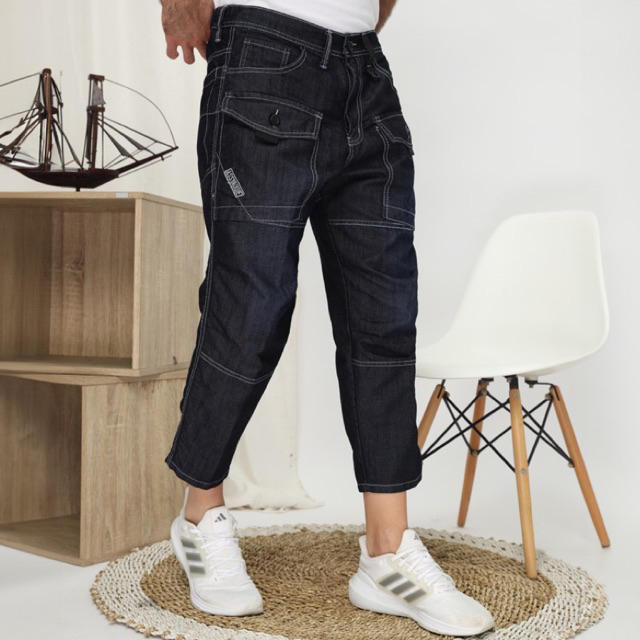 Celana Sirwal Pria New Denim Sirwal cargo Sirwal Cingkrang celana pangsi