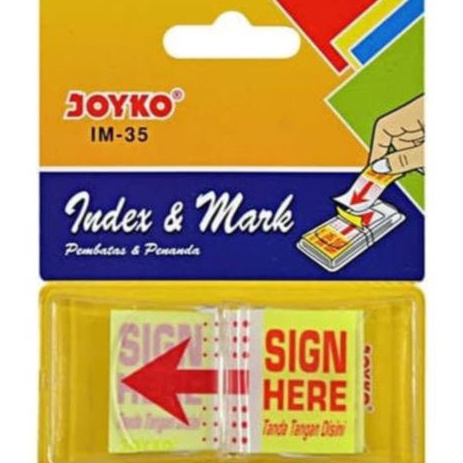 

PRODUCT TERMURAH Sign Here IM35Memo Stick TempelStiker Sign Here