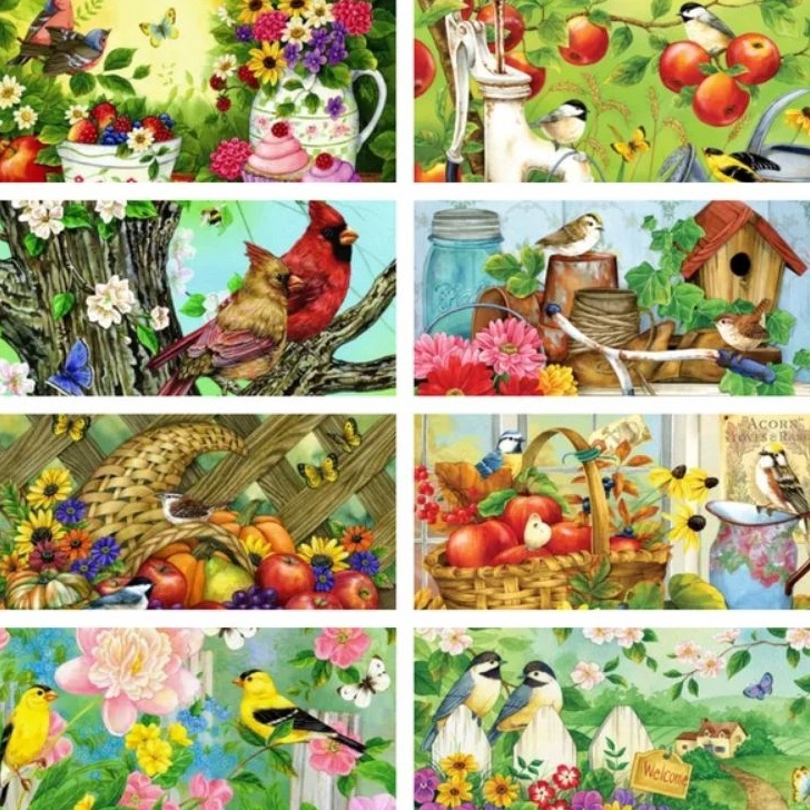 

SALE Full Drill Diamond Painting 3 x 4cm Lukisan Berlian Kristik