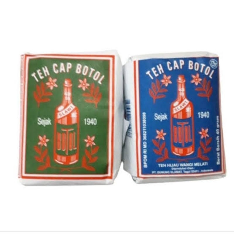 

Teh Cap Botol Hijau/Biru