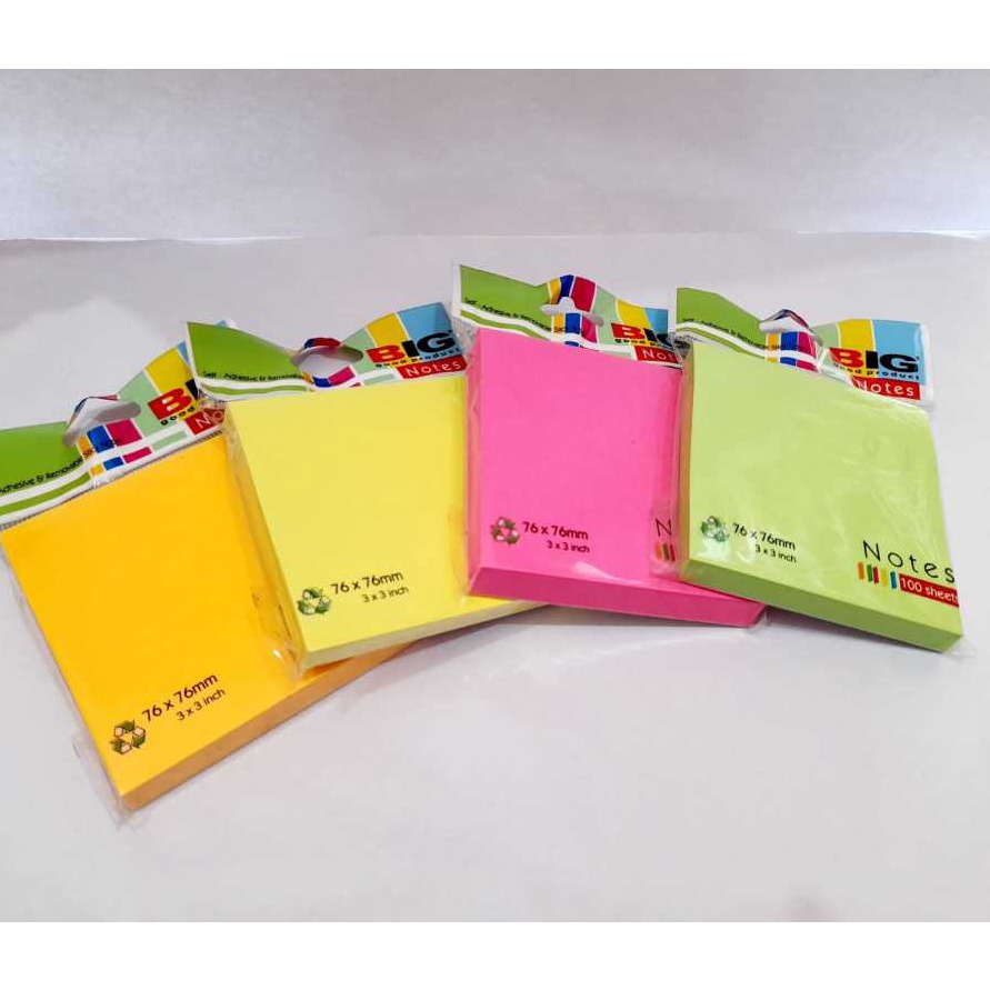 

TERBAIK Sticky Note Polos Memo Stick 1 Sheets Kertas Sticky Notes Tempel Buku Tulis Organizer