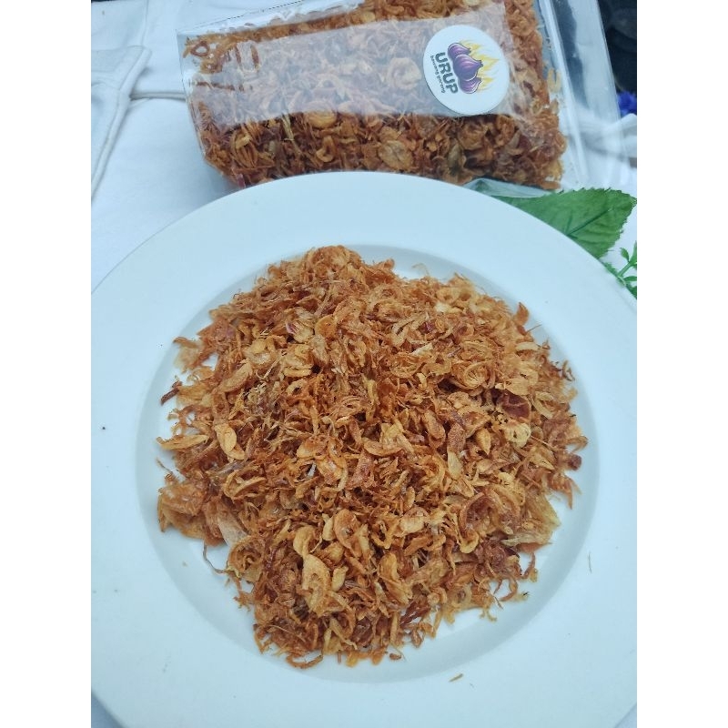 

Bawang merahh goreng Premium tanpa tepung Termurah/Brambang goreng/Bawang goreng URUP 100 gr