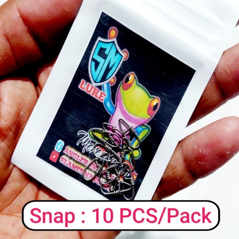 SNAP/Peniti Pancing 10 Pcs/Pack Pas Buat Casting Gabus