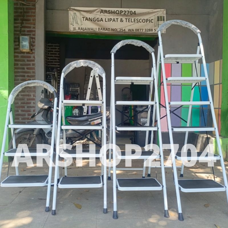 Tangga lipat besi Dalton 3 step 4 step 5 step 6 step Dalton steel household ladder ML 403e Ml 404e M