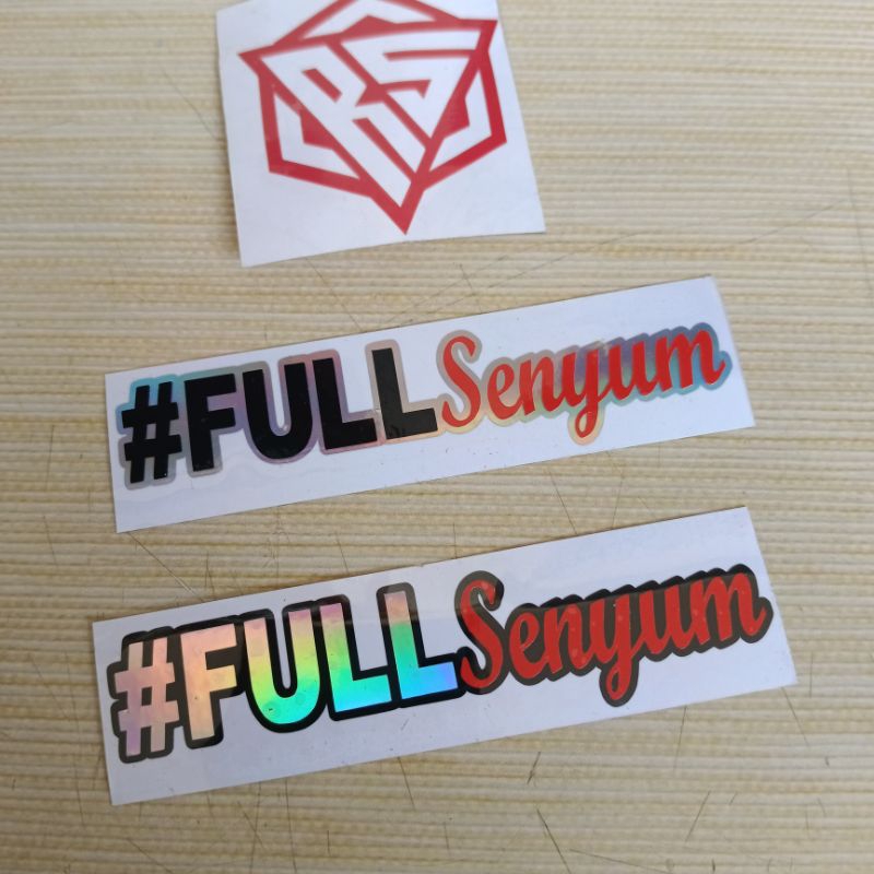 

STIKER CUTTING FULL SENYUM