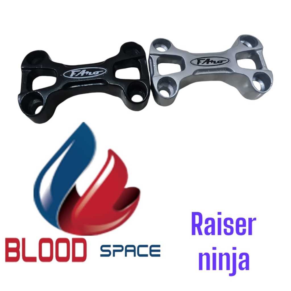 Raiser stang cnc klem stang cnc T atas ninja r / ss import gorilla / raiser cnc hanya raiser