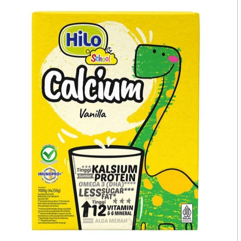 

HiLo School Vanilla Susu Bubuk Tinggi Kalsium 1 kg