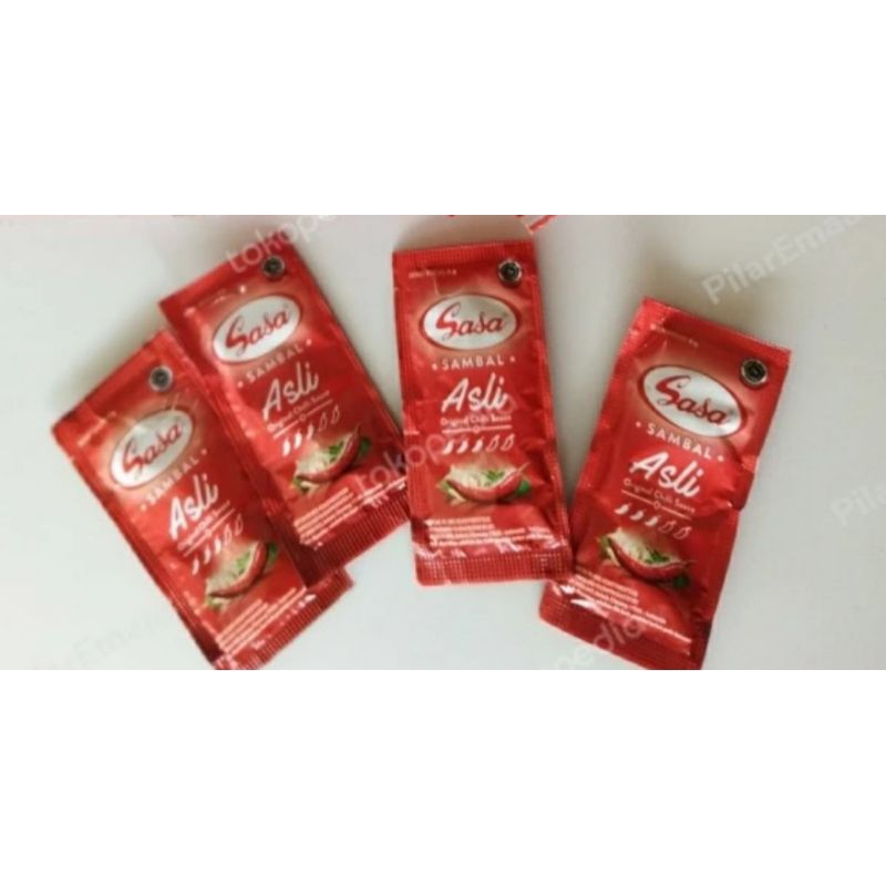 

sasa saus sambal asli pilihan lokal rasa pedas nya pas isi juga pas 4 pies