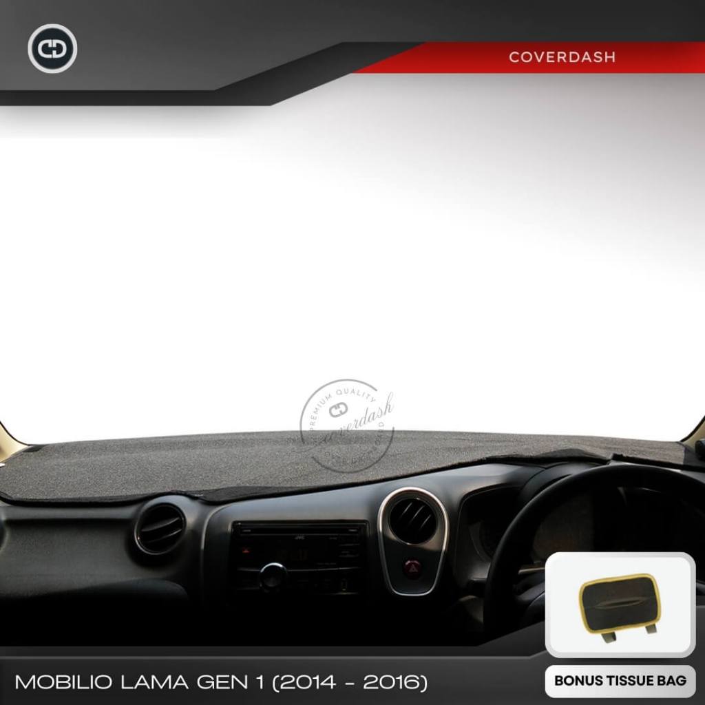 Alas Penutup Cover Pelindung Dashboard Mobil Honda Mobilio Lama Gen 1 (2014 - 2016) Aksesoris Karpet