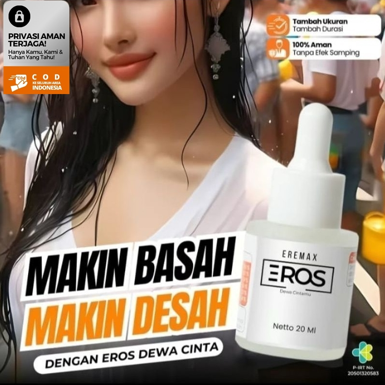 EROS Tetes Pria Perkasa Original Eros Dewa Cintamu Eremax
