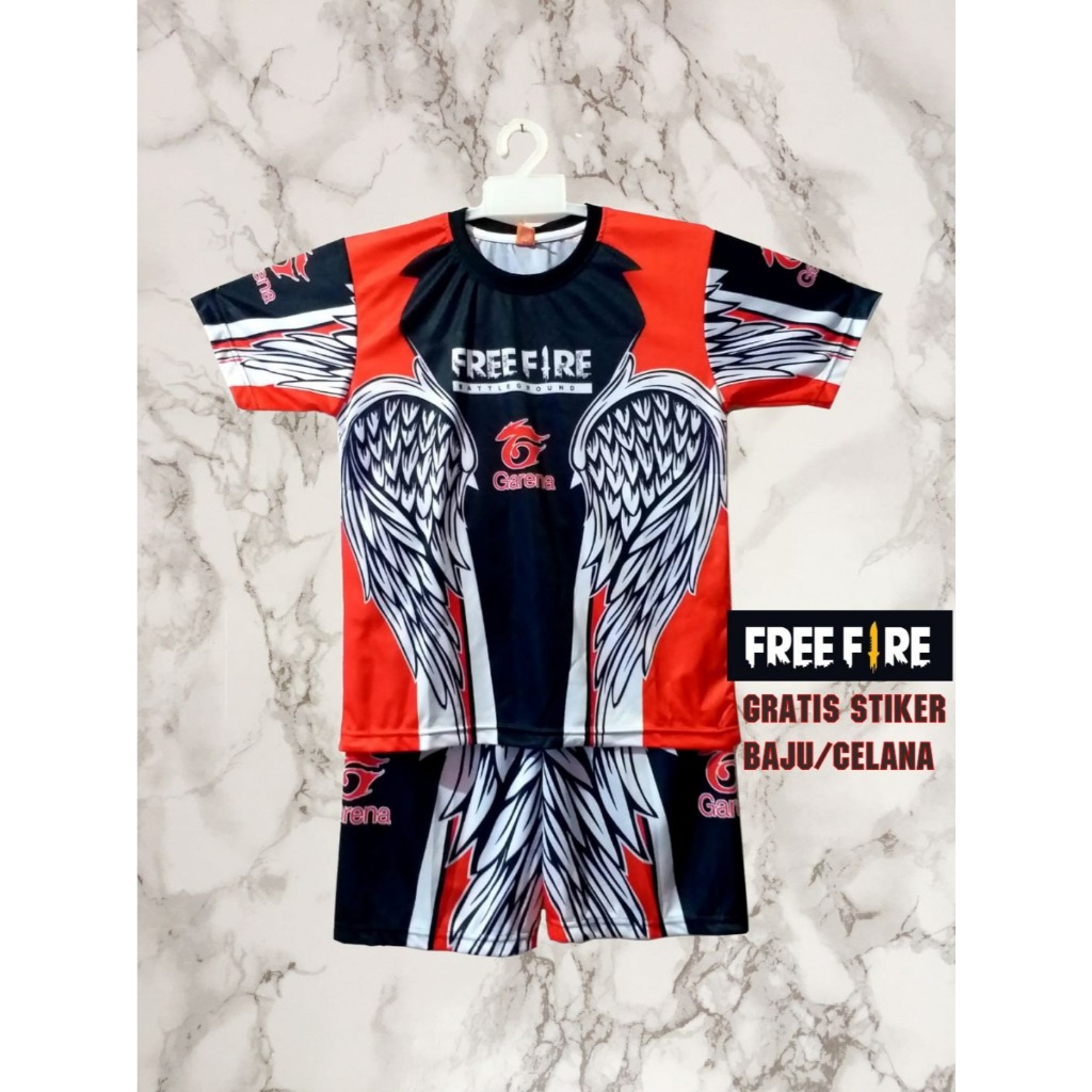 FEI FASHION / SETELAN ANGEL FF ANAK LAKI LAKI | CELANA ANGEL JOGER ENJEL FF TERBARU GAMING FREE FIRE