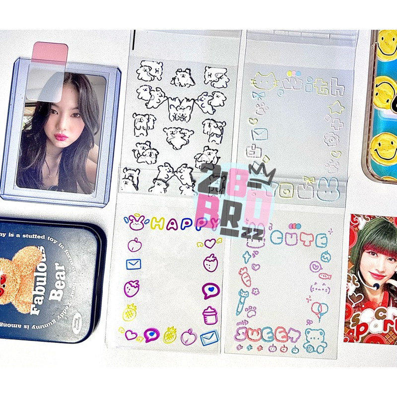 Innersleeve sealed plastik opp bermotif lucu buat pc/freebies