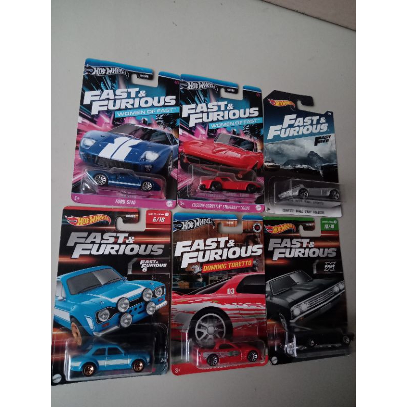 Hotwheels Fast n furious series