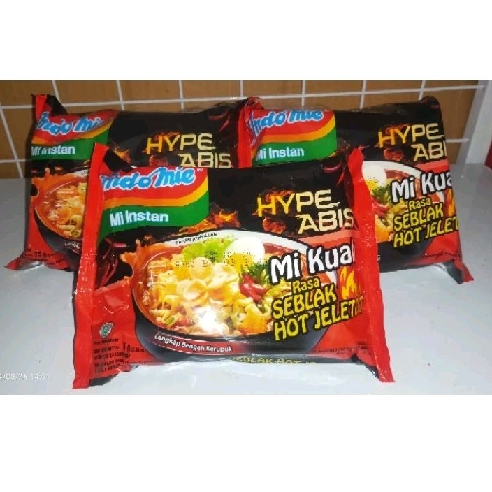 

Indomie Hype Abis Mi Instan Seblak Hot Jeletot 10Pcs