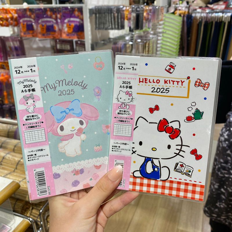 

COD INSTANT 2025 Schedule Book A6 Planner Ready Daiso