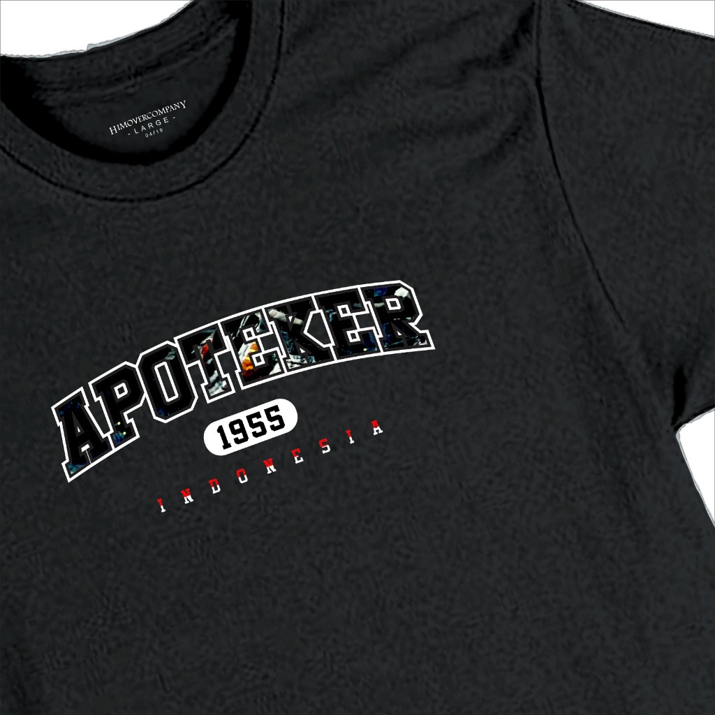 Kaos Apoteker Farmasi Pharmacy Pharmacist Bahan Premium Cotton Combad 30s