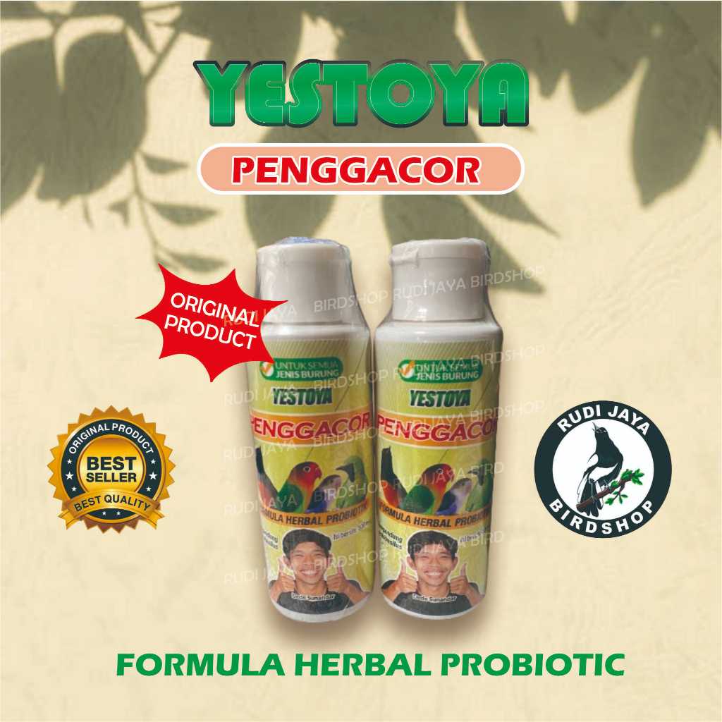 JUAL YESTOYA CAIRAN AIR MINUM VITAMIN SUPLEMEN LARUTAN PENGGURAH BURUNG MURAI KACER PLECI