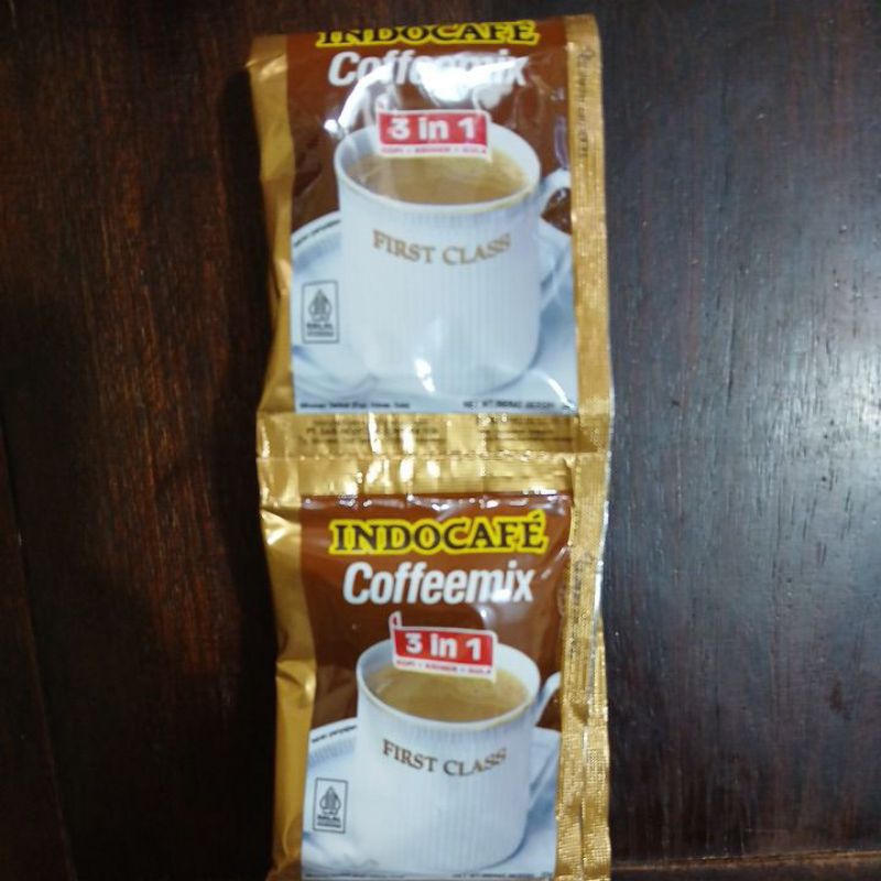 

kopi Indocaffe coffemix 1 renceng isi 10 bks