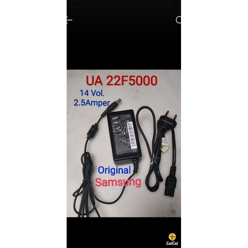 Adaptor Samsung ua22f5000 22f5000 Adaptor 14v 2.5a