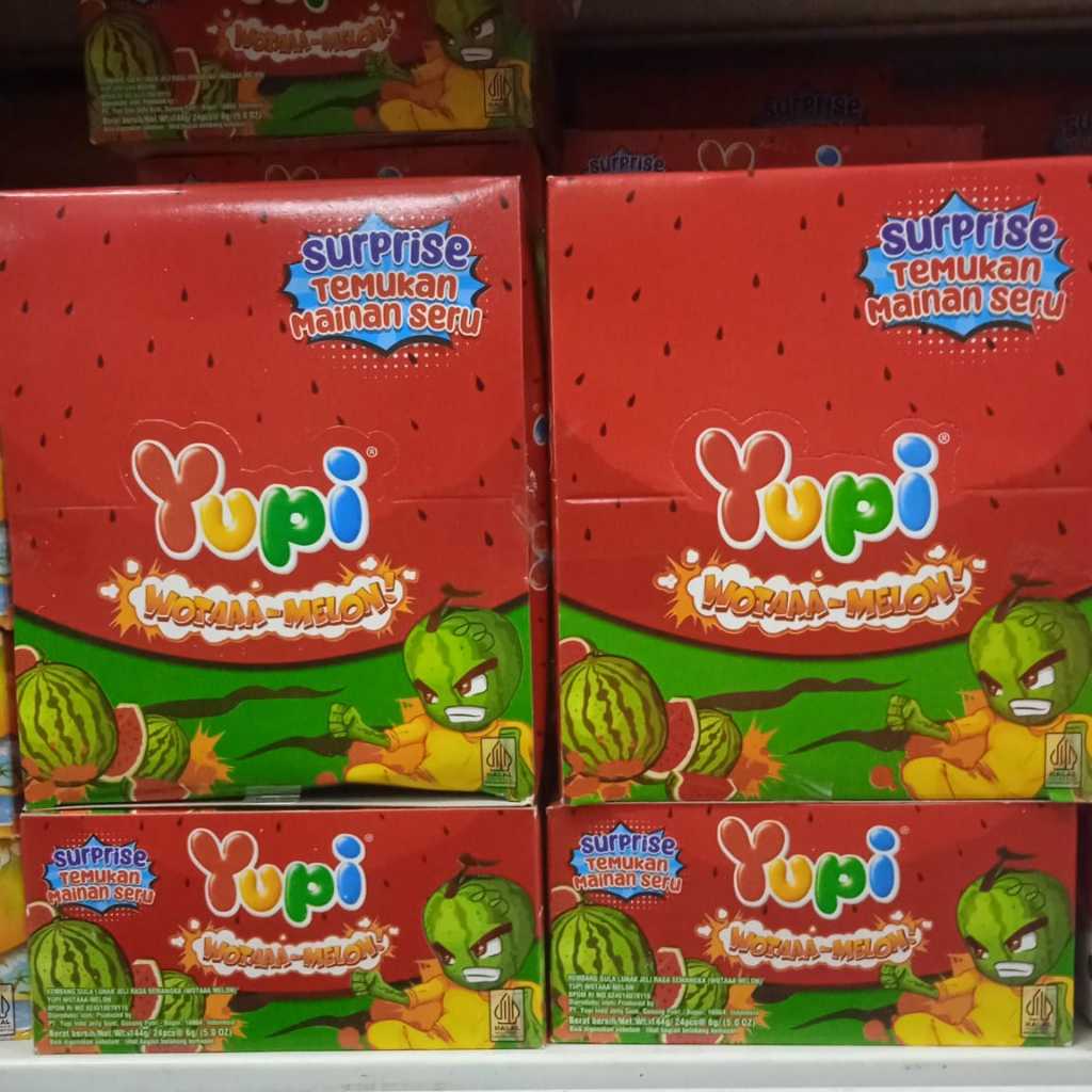 

YUPI WOTTA MELON 24BIJI per box