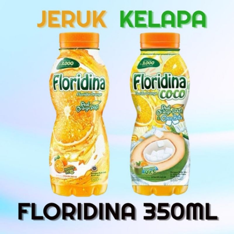 

Floridina Orange dan Coco 350ml | 1 Krat isi 12 pcs