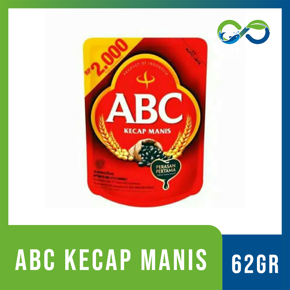 

[AquaEcoFarm] Kecap Manis ABC Botol dan Sachet refill 62g 130ml bandung