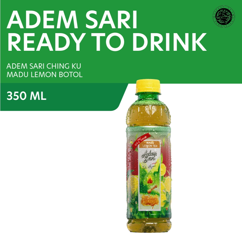 

Adem Sari Ching Ku Madu Lemon Tea Botol 350ml