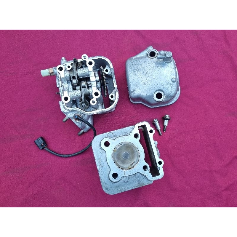 Blok Block Head Cylinder Head dan boring yamaha mio m3 2ph mio z fini fi 125 original