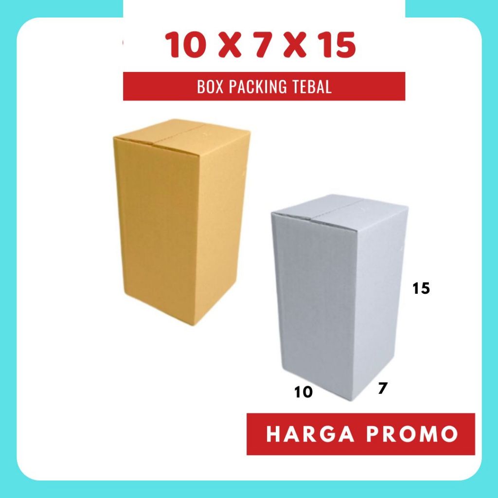 

Box Packing 10x7x15 Kardus A1 Olshop Karton Dus Kotak Kemasan Sparepart Assesoris