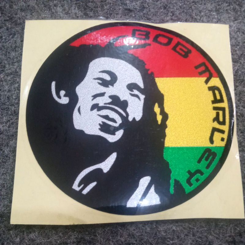 

STICKER METALIK BOB MARLEY