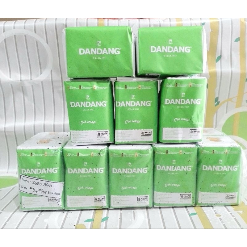 

Teh Tubruk cap dandang hijau 1 pak 40gr x 10pcs