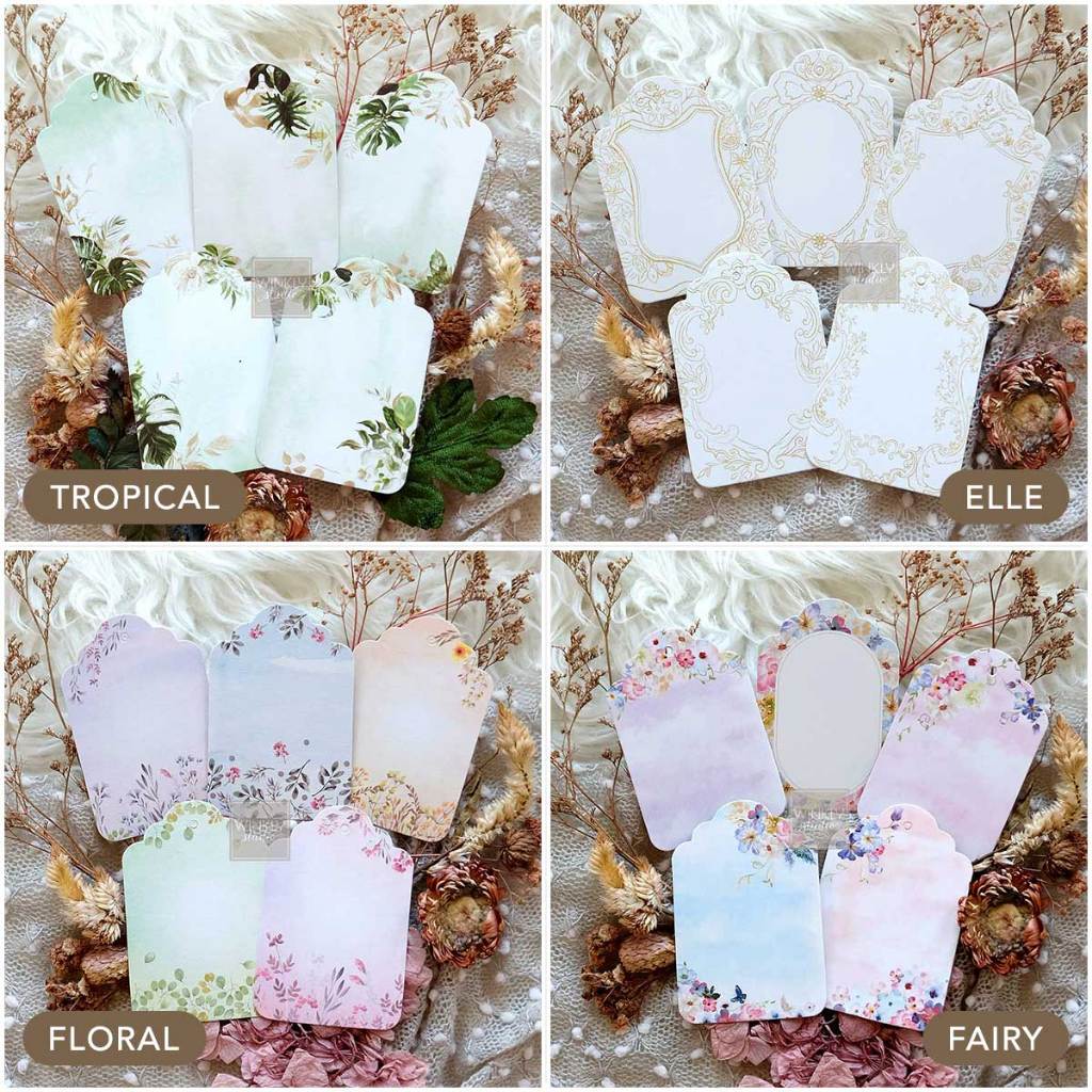 

25pcs Hang Tag Blank Hangtag Thank You Card Mini Kartu Ucapan Polos