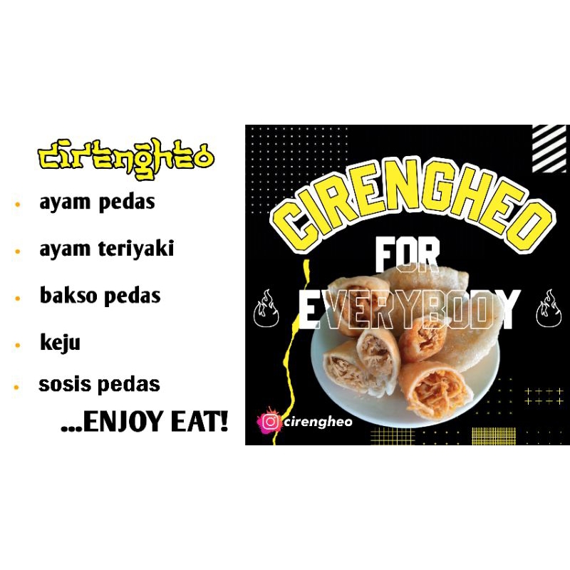 

Cirengheo, Cireng isi Pedas