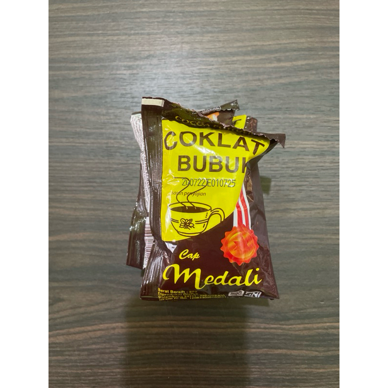 

cokelat bubuk medali kemasan 25gr( per saset)