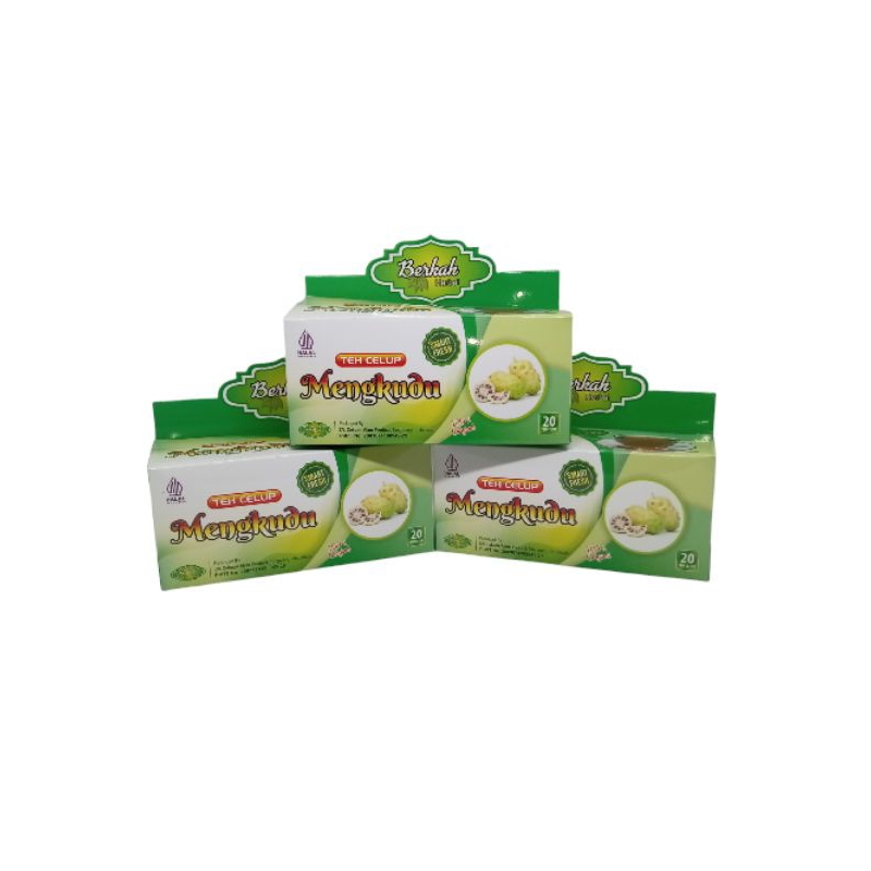 

teh celup mengkudu 20 sachet herbal alami berkah herbal