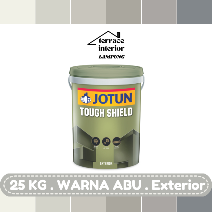 Cat Tembok Tough Shield Jotun warna Abu 25 kg