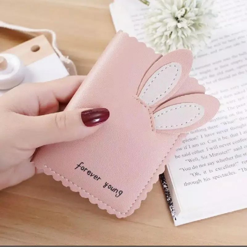 Dompet Lipat Mini Wanita Kuping Kelinci