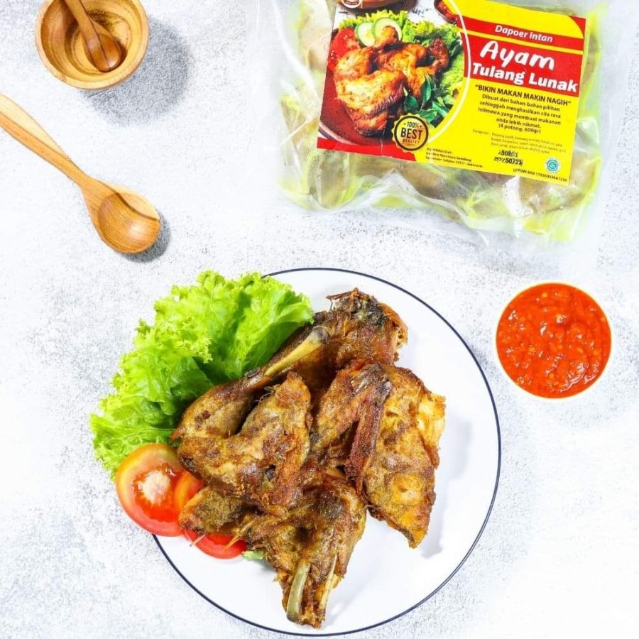 

Ayam Tulang Lunak 1 Ekor bumbu kuning kaya rempah