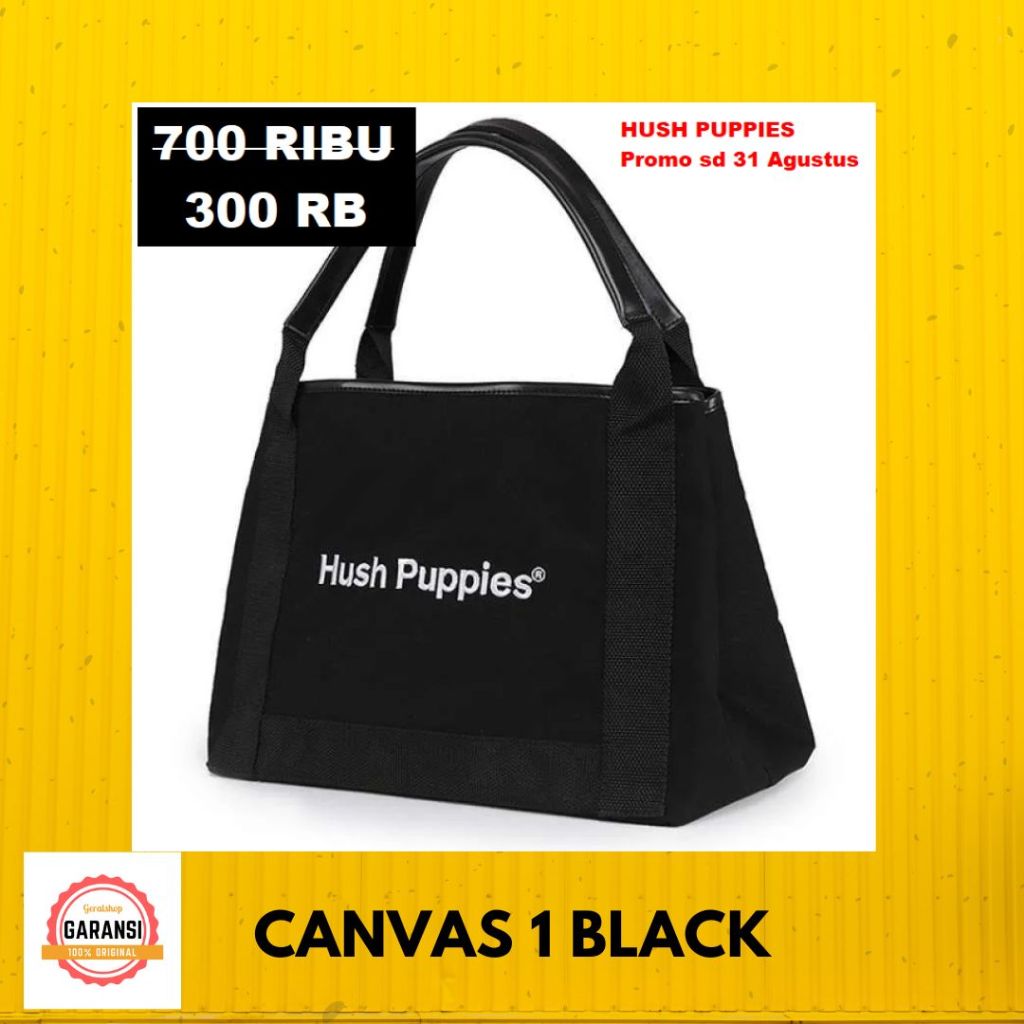 Tas tote bag Hush Puppies Wanita seri CANVAS 1 SALE ORIGINAL STORE