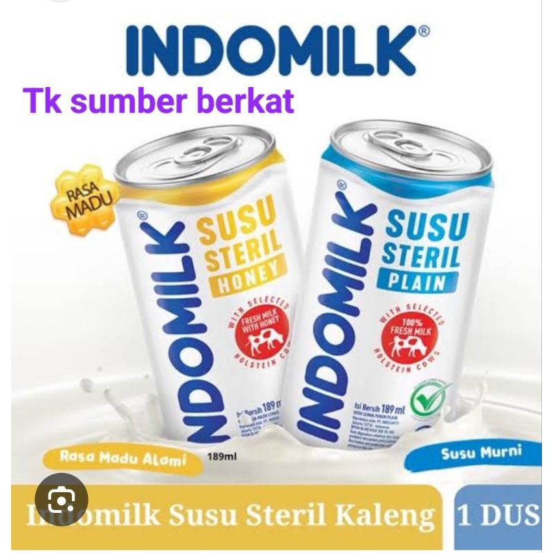 

indomilk kaleng steril 189 ml