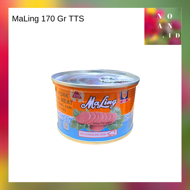 

Ma Ling Canned Pork Luncheon Meat / Maling Daging Babi Kaleng 170gram