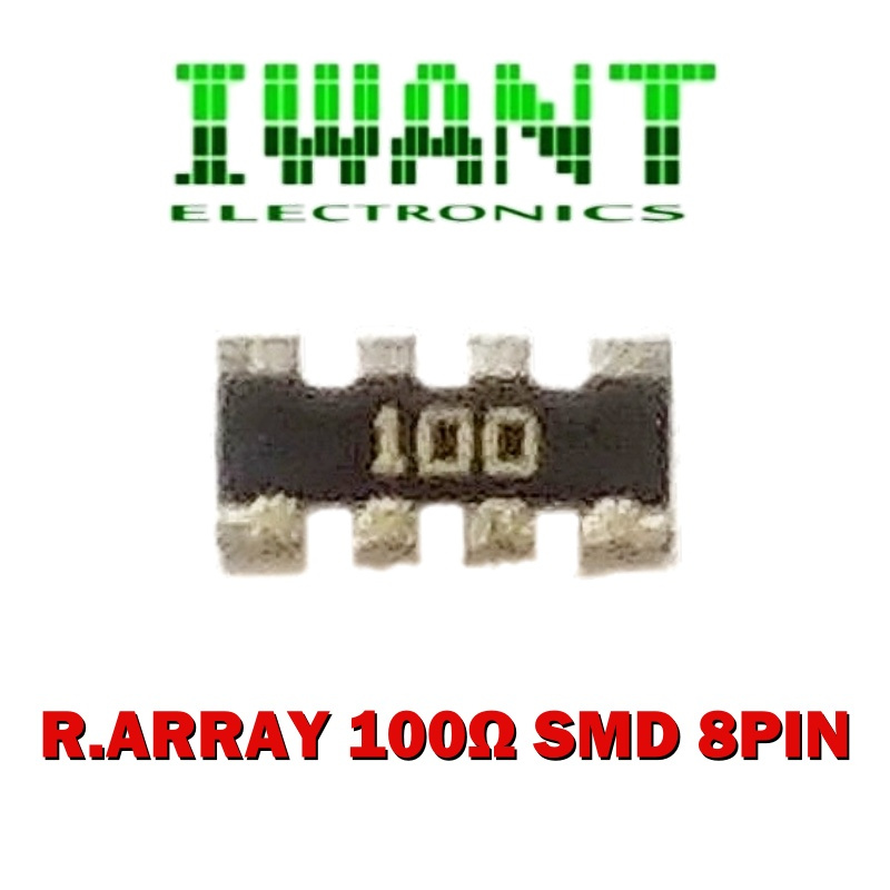 RESISTOR ARRAY 100 OHM 8PIN SMD ARRAY 100OHM SMD 8 KAKI RESISTOR ARRAY SMD 100