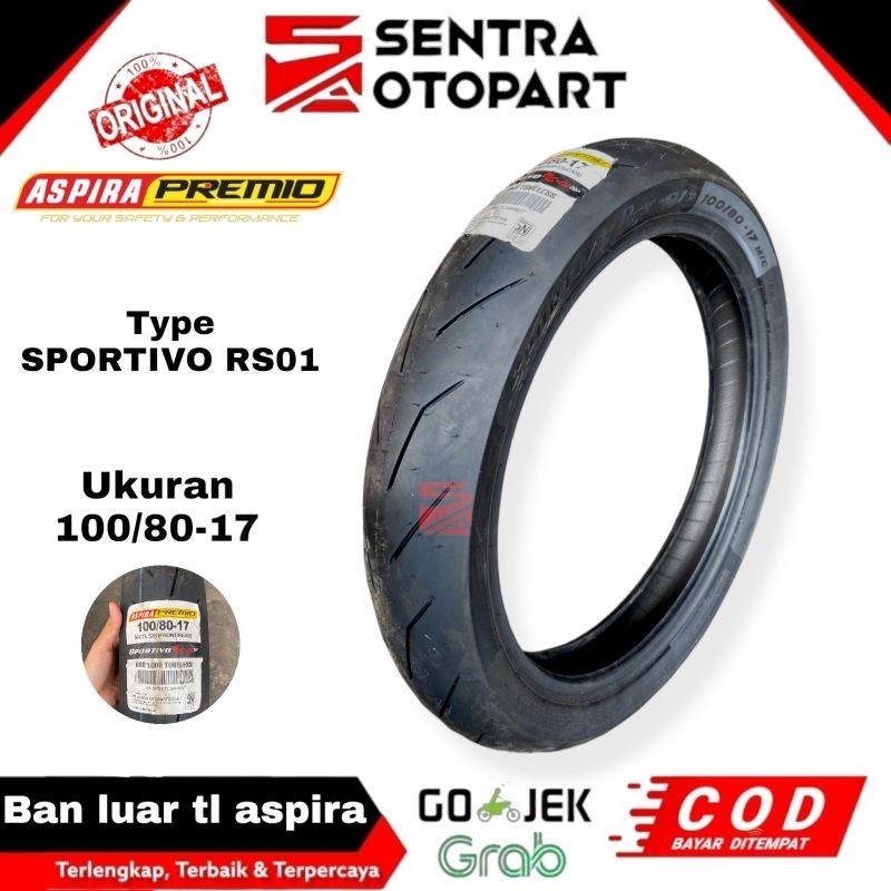 Ban luar race 100/80 17 rs01 rs 01 aspira premio