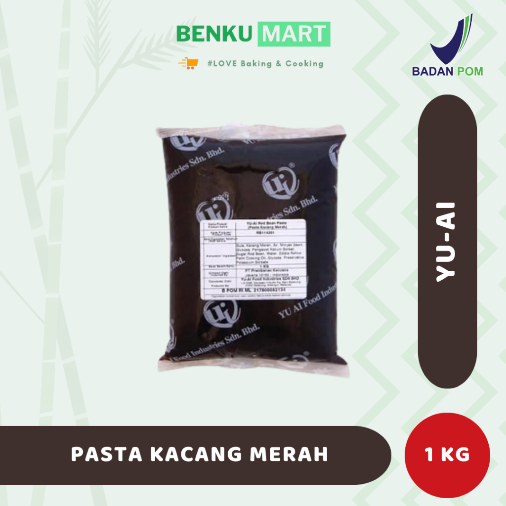 

Yu Ai Pasta Kacang Merah | Red Bean Paste 1 Kg Yu-Ai